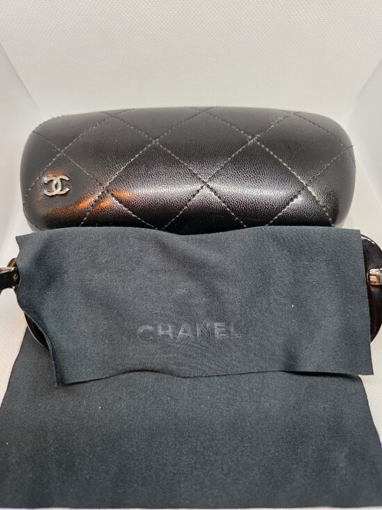 Chanel Acetate Bow CC Sunglasses — Model 5171, Tortoise / Brown Gradient main image 7